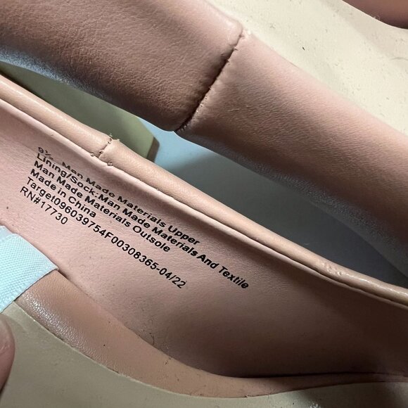 A New Day Women’s Sue Blush Pointed Toe Pumps Size 9.5 - Picture 7 of 8
